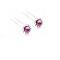 Bridal Hair Pin In Dark Purple Pearls Bridesmaid Hair Accessories 