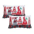SOGA 2X 11.8x19.7 inches White Christmas Rectangular Pillowcase with design