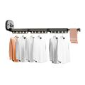 SOGA 50.2 in Wall-Mounted Clothes Drying Rack Foldable Laundry Hanger Stand