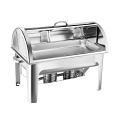 SOGA 9L Stainless Steel Full-Size Roll-Top Chafing Dish – Food Warmer SOGA 9L Stainless Steel Full-Size Roll-Top Chafing Dish – Food Warmer