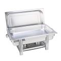 SOGA Stainless Steel Single Tray Chafing Dish –Buffet Food Warmer for Cater