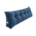 SOGA 70.9 inches Blue Triangular Tatami Pillow – Bedside Backrest Cushion