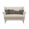 SOGA 6PC Modern Checkered & Black Tan Striped Pillow Cover Set – 45 & 30x50