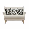 SOGA 6PC 45cm Modern Geometric Circles & Art Loop Pillow Cover Set – Decora