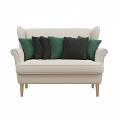 SOGA 6PC 45cm Forest Green Diamond &Charcoal Grey Cable Knit Pillowcase Set