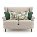 SOGA 5PC Botanical Garden & Forest Green Diamond Knit Pillowcase Set
