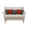 SOGA 5PC Dark Botanical Floral & Classic Red Diamond Knit Pillow Cover Set
