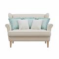 SOGA 5PC Light Blue Ribbed & Cable Knit Pure Pillow Covers with Pom-Poms SOGA 5PC Light Blue Ribbed & Cable Knit Pure Pillow Covers with Pom-Poms