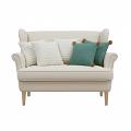 SOGA 5PC Sage Green Ribbed Knit & White Textured Pillow Covers with Pom-Pom