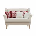 SOGA 5PC Rose Garden Burgundy Ruffle & White Textured Pillow Covers