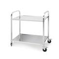 SOGA 2-Tier Medium Food Cart Trolley – Kitchen Utility Storage Rack