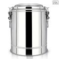 SOGA 5.81 Gallon Stainless Steel Insulated Stock Pot SOGA 5.81 Gallon Stainless Steel Insulated Stock Pot