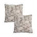 SOGA 2X 45cm Gold Faux Fur Geometric Decorative Pillowcases – Luxe Covers