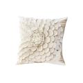 SOGA 45cm Sunflower Pillow Cover – 100% Cotton Linen Cushion Case for Sofa 