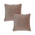 SOGA 2X 45cm Minimalist Textured Brown Decorative Pillowcases – Cozy Covers
