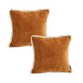 SOGA 2X 45cm Rust Orange Pillowcase