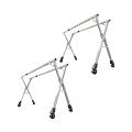 SOGA 2-Pack 2.4m Portable Standing Drying Racks with Wheels SOGA 2-Pack 2.4m Portable Standing Drying Racks with Wheels