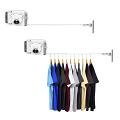 SOGA 2X 160mm Wall-Mounted Clothes Line Dry Rack White SOGA 2X 160mm Wall-Mounted Clothes Line Dry Rack White