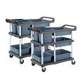 SOGA 2X 3 Tier Commercial Food Trolley Cart SOGA 2X 3 Tier Commercial Food Trolley Cart