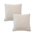 SOGA 2X 45cm Luxe White Rectangular Lumbar Decorative Pillowcases – Elegant