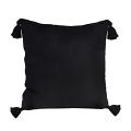 SOGA 45cm Black Vintage Butterfly Tassel Throw Pillow – Decorative Cushion 