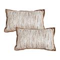SOGA 2X 45cm Sohobo Rectangle Knitted Cushion Cover with Boho Fringe