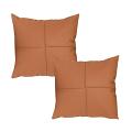 SOGA 2X 45cm Modern Terracotta Solid Color Textured Pillowcase SOGA 2X 45cm Modern Terracotta Solid Color Textured Pillowcase