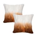 SOGA 2X 45cm Luxury Gradient Faux Fur Decorative Pillowcases – Cozy Covers