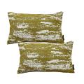 SOGA 2X 11.8x19.7 inches Olive Green & White Pillowcases – Decorative Cover SOGA 2X 11.8x19.7 inches Olive Green & White Pillowcases – Decorative Cover