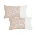 SOGA 2X 11.8x19.7 inches Chic Leopard Print & Ivory Decorative Pillowcases