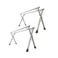 SOGA 2X 2.0m Portable Standing Clothes Drying Rack 3 Poles SOGA 2X 2.0m Portable Standing Clothes Drying Rack 3 Poles