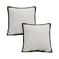 SOGA 2X 45cm French Style Solid Texture Decorative Throw Pillowcases