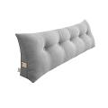 SOGA 39.4 inches Silver Triangular Tatami Cushion Bedside Backrest Support