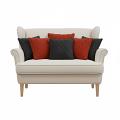 SOGA 6PC Pillow Covers Set – 3 Classic Red Knit & 3Charcoal Grey Cable Knit
