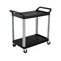 SOGA 2-Tier Kitchen Food Trolley Cart – Portable Utility Cart with Wheels