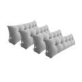 SOGA 4X 100cm Silver Tatami Cushion Pillow