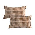SOGA 2X 11.8x19.7 inches Brown Rectangular Pillowcases Decorative Covers SOGA 2X 11.8x19.7 inches Brown Rectangular Pillowcases Decorative Covers