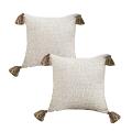 SOGA 2X 50cm Beige Pillow Luxurious Rib Knit Ribbed Cotton Throw Pillow SOGA 2X 50cm Beige Pillow Luxurious Rib Knit Ribbed Cotton Throw Pillow