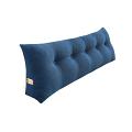 SOGA 39.4 inches Blue Triangular Tatami Pillow – Bedside Backrest Cushion