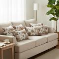 SOGA 6PC Rustic Bloom Pillow Cover Set – 4x 45cm Square & 2x 30x50cm Floral