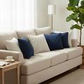 SOGA 6PC Pillow covers Set – 3 Charcoal Grey Cable Knit & 3 Cream Knit Cove
