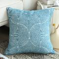 SOGA 2X 17.7 inches  Blue Pillowcases Geometric Covers