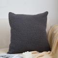 SOGA 2X 45cm Textured Charcoal Decorative Pillowcases