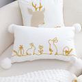 SOGA 2X 11.8x19.7 inches Whimsical Bunny Embroidered Pillowcases