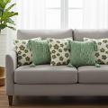 SOGA 5PC Garden Bloom Floral & Sage Chevron Tassel Pillow Covers SOGA 5PC Garden Bloom Floral & Sage Chevron Tassel Pillow Covers