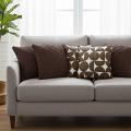 SOGA 5PC 3x Chocolate Diamond Knit  2x Retro Geometric Circle Pillow Covers
