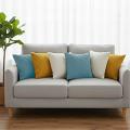 SOGA 6PC Pillow Covers Set –Sunshine Yellow, Sky Blue & Cream Cable Knit Di SOGA 6PC Pillow Covers Set –Sunshine Yellow, Sky Blue & Cream Cable Knit Di