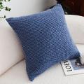 SOGA 2X 45cm Textured Navy Decorative Pillowcases