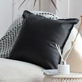 SOGA 2X 45cm Modern Minimalist Black Decorative Throw Pillowcases – Stylish