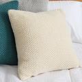 SOGA 2X 45cm Textured Cream Decorative Pillowcases SOGA 2X 45cm Textured Cream Decorative Pillowcases